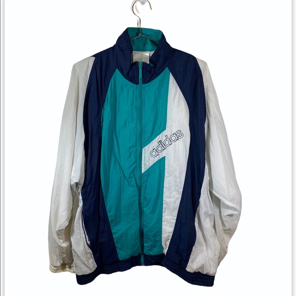 Vintage💙 Adidas bomber jacket